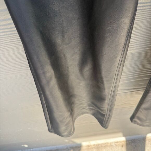 J Crew Vegan Leather black pants - Picture 5 of 7